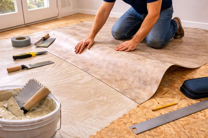 Sheet Linoleum Installation in Arvada, CO