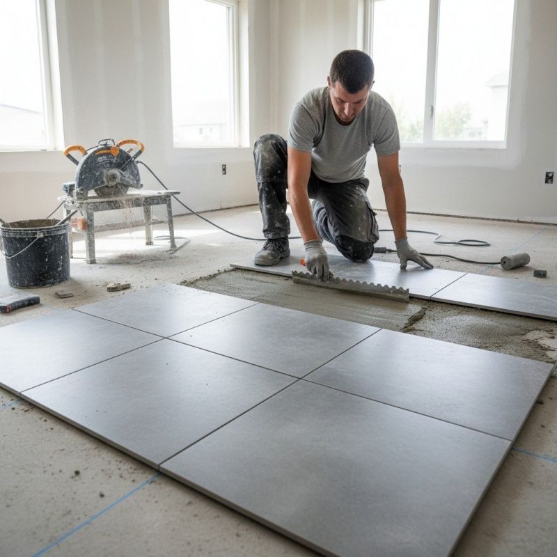 Travertine Floor Installation in Fredericksburg, VA