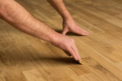 Wood Floor Repair!