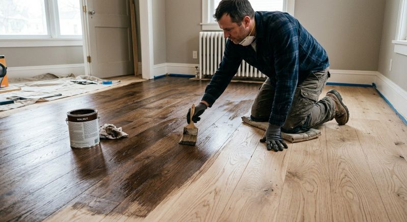 Walnut Floor Refinishing in Olathe, KS